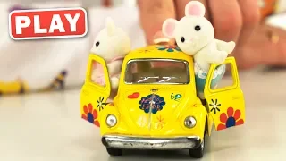 КУКУТИКИ PLAY - Машинка Бип заболела - Кошка спасает машину - Играем с Анной в игрушки #ДомаВместе