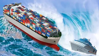 Why MONSTER WAVES Can’t Sink Large Ships In Bad Weather Conditions | Flashinfo