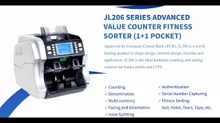 JL206 Series Advanced Value Counter Fitness Sorter (1+1 Pocket)
