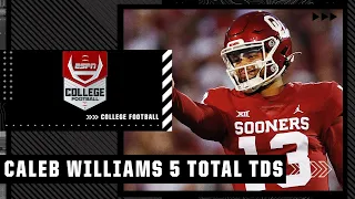 Caleb Williams records 5 total TDs in Oklahoma’s win vs. TCU