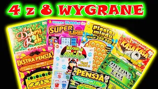 🤑😱LOTTO  MIX za 42ZŁ😱🤑cztery wygrane zdrapki