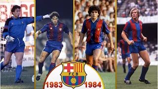Squad FC Barcelona season 1983-84  Then and Now