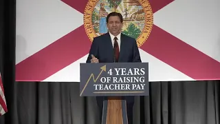 DeSantis signs bill to increase Florida teacher pay, remove social media from classrooms