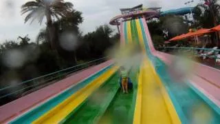 Taumata Racer Aquatica Water Park Orlando In HD 1080p With 4 Year Old