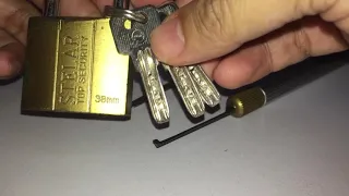 [9] Picking Stelar 38mm Dimple Padlock