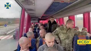 Звільнення з полону 52 українців: нове відео від СБУ
