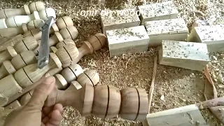 Amazing Very Beautiful Wood Designs !Wood Lathe Machine /Wood Turning Processes