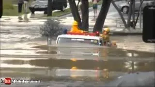 Isuzu Truck vs. flood