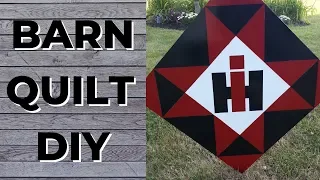 Making and Hanging a Barn Quilt - International Harvester Pattern