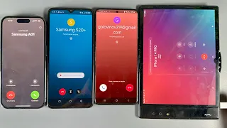 FlexPay vs IPhone 14 PRO vs Infinix HOT 30I vs Samsung Galaxy S20+ Incoming Call vs Google Meet Duo