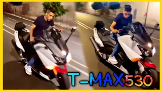 جديد🤩 عبد الجليل اسيرو حركات هيستيرية بالطيماكس 🏍️🔥 Abdljalil Asiro T-MAX 🇲🇦🇩🇿