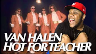 THIS HOW SCHOOL WAS BACK IN THE 80's?! Van Halen - Hot For Teacher (Official Music Video) | REACTION