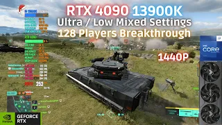 Battlefield 2042 - Ultra / Low Mixed Settings 1440p | RTX 4090 | 13900K 5.8GHz