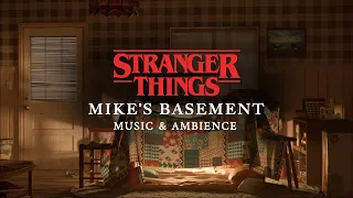 Stranger Things Music and Rain in Mike's Basement