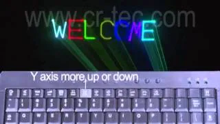 CR RGB TEXT LASER WITH KEYBOARD