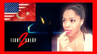 FIGHT KULÜP 2 TEPKİ // AMERICAN WIFE TURKISH RAP REACTION