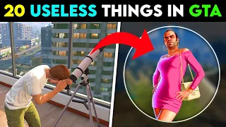 Top 20 *USELESS THINGS* 😱  in GTA GAMES That Should Be REMOVED ft. @GamingGeneration