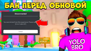 ЗАБАНИЛИ МОИ АККАУНТЫ ПЕРЕД ЛЕТНИМ ОБНОВЛЕНИЕМ... Pet Simulator 99 | Roblox