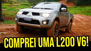 COMPREI UMA L200 V6 FLEX: ADEUS PAJERO TR4!