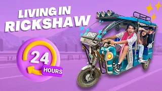 Living in Auto Rickshaw for 24 hours | Rimorav Vlogs
