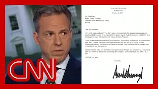 Jake Tapper: I thought this Trump letter was a joke ... it's real