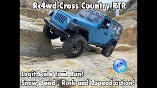 Rc4wd Cross Country RTR (long)Trail Run and Review!