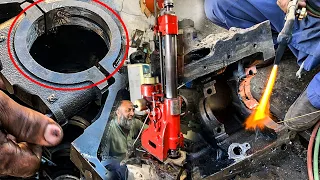 AMAZING Reconditioning of Engine Block & Complete Procedure of ENGINE Block Boring & Honing