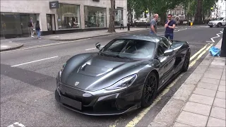 Supercars In London July 2021 Part 1- Rimac Nevera, 812 GTS, SVJ Roadster And More!!