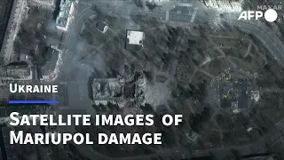 Satellite images show difference between March and November 2022 in Ukraine's Mariupol | AFP