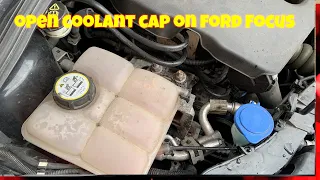 How To Remove A Coolant Cap On A Ford Focus