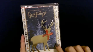 ASMR | Crinkly Holiday Greeting Cards (Soft Spoken)