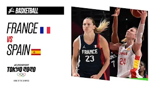 FRANCE vs SPAIN | Basketball Highlights | Olympic Games - Tokyo 2020