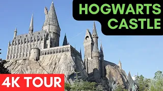 Hogwarts Castle Tour | The Wizarding World of Harry Potter 4K Low Light Highly Detailed Orlando