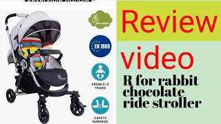R For Rabbit Chocolate Ride Stroller Full Review video and folding kese kare@ Mj's collection