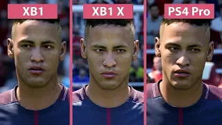 FIFA 18 – Xbox One X vs. PS4 Pro vs. Xbox One Graphics Comparison