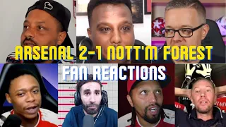 Fan Reactions Arsenal 2-1 Nottingham Forest | Fan Reactions