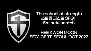 Hee Kwon Moon_ SFG1 CERT, SEOUL OCT 2022