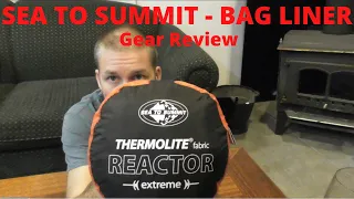 Sea To Summit Bag Liner - Add Protection To Your Sleeping Bag - Winter Camping Gear Review Series