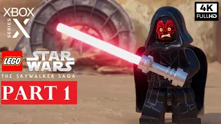 LEGO STAR WARS THE SKYWALKER SAGA Gameplay Walkthrough Part 1 [4K 60FPS] - No Commentary