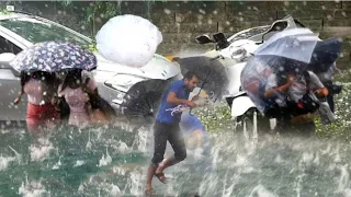 Live footage as Giant Hailstorm destroys France | hailstorm in france today 2022