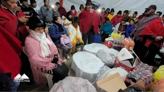 Pedido de mano - Entrego de mediano a los padres de la novia - Tradición Panzaleo Cotopaxi