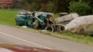 Rainy Day On The Interstate ~ I-80 Accident Aftermath #334