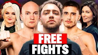 I Hosted an MMA Fight Night! | FREE FIGHTS