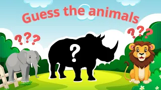 Guess the animals | English for Kids | Animals names and sounds | Betty channel | 2024