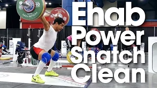 Mohamed Ehab Power Snatch & Power Clean Session 2015 World Weightlifting Championships