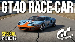 GT7 | 1969 Ford GT40 Race Car Build Tutorial | Special Projects