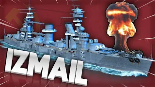 IZMAIL loves to explode in World of Warships Legends