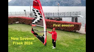 First day with the new 2024 Severne Freek