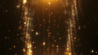 golden particles shiny loop seamless 4k