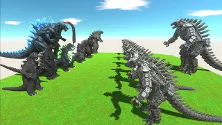 Godzilla Evolution Fighting Mechagodzilla - Animal Revolt Battle Simulator